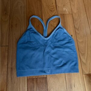 Set Active Grey Sports Bra Top
